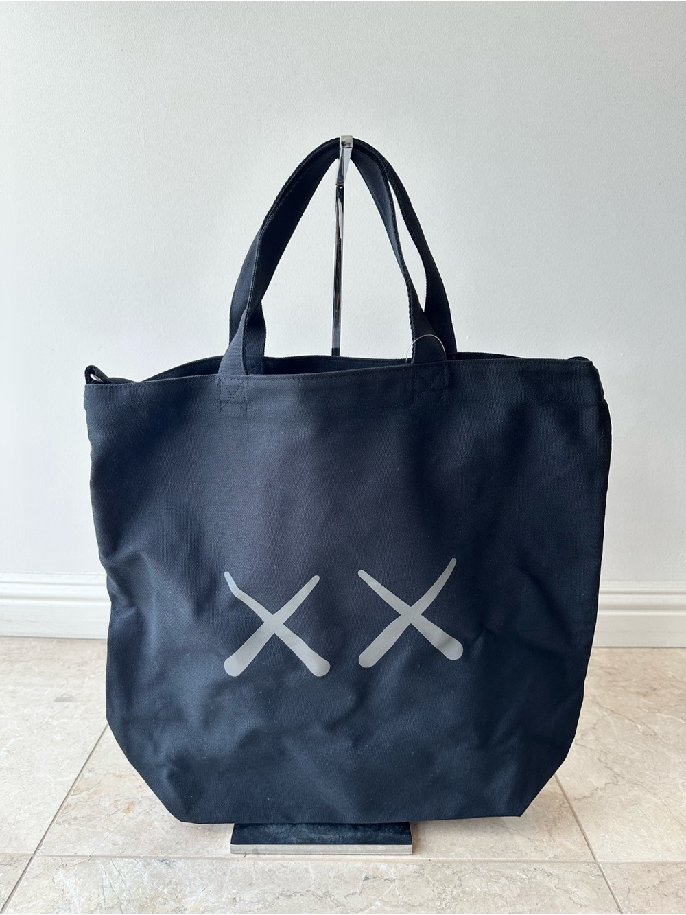Uniqlo Kaws Andy Warhol Black 2-Way Tote Bag